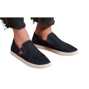 Olukai Pehua Mesh Slip-On Shoes Navy blue women’s 8 Casual Breathable Comfort